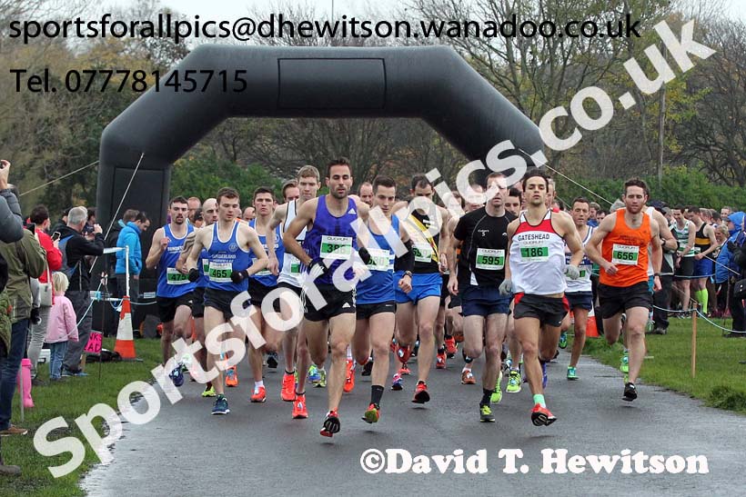 Senior Heaton Memorial 10k Road Race, Town Moor, Newcastle. Photo: David T. Hewitson/Sports for All Pics